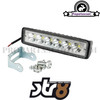 Front Number Plate KTM White with Lamp