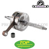 Crankshaft Top Performances, Stroke 44mm / Conrod 85mm for Piaggio 50cc 2T (12mm)