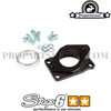 Intake Manifold Stage6 R/T High Flow 34mm for Derbi / Minarelli AM6