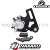 Rear Brake Caliper Naraku with Adapter for Rieju RRX, MRT, Derbi GPR