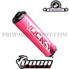 Silencer Voca Aluminum - Black CNC Colour End Caps 50cc/70cc/80cc/90cc