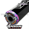 Silencer Voca Aluminum - Black CNC Colour End Caps 50cc/70cc/80cc/90cc