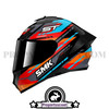 Typhoon Helmet - Sports Tourer (Black/Orange/Blue)