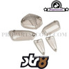 Indicator and Tail Light Lenses, Smoke for Yamaha Aerox 50cc 4T