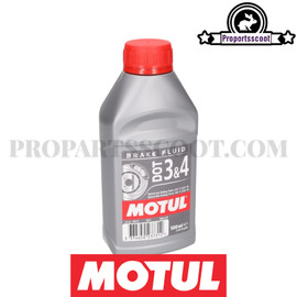 Brake Fluid Motul DOT 3-4 100% Synthetic (500ML)