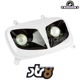 Twin Headlight STR8 - White for Yamaha Booster 2004+