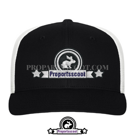 Cap Propartsscoot Trucker  - Hexagon (Black/White)