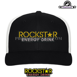 Cap Rockstar Trucker  - Hexagon (Black/White)