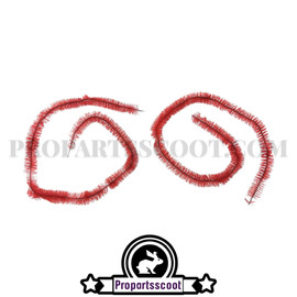 Hub Cleaning Rings Brush 200mm, Red