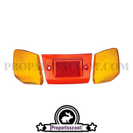 Lens Set Tailight for Yamaha Jog 50cc 2T (Red & Orange)