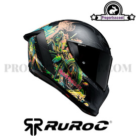 Ruroc Helmet EOX Iron Maiden - Writing On The Wall
