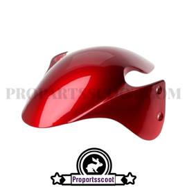 Front Fender Metallic Red for PGO Big-Max 50cc 2T