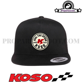 Feel The Speed Vintage Logo Flat Bill Mesh Trucker Cap