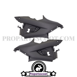 Side Covers Under the Seat Original Black for Yamaha Aerox 50cc 4T (After 2013+)