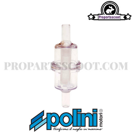 Fuel Filter Polini Round Transparent (6mm)