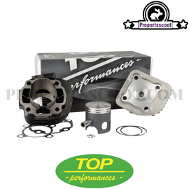 Cylinder Kit Top Performances Black 70cc, 12mm Pin for Minarelli Horizontal (AC)