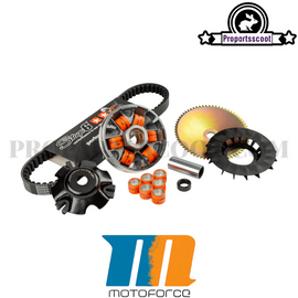 CVT Kit + Clutch Motoforce Racing Piaggio Short After 1998 50cc 2T