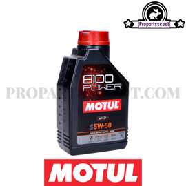 4-Stroke Engine Oil Motul 4T 8100 5W50 (1 Liter)