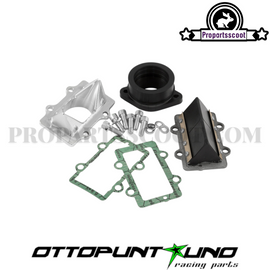 Complete Fuel System 8.1-K12 for 100cc, Short Manifold for Carburetors 35mm for Crankcase 8.1 "Fireblade" Piaggio and Minarelli Version