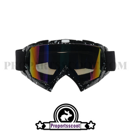 Cross Goggles - MX Gritty, Black / White