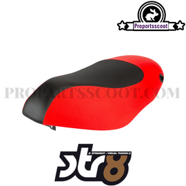 Seat Black / Red for Piaggio Zip after 2000