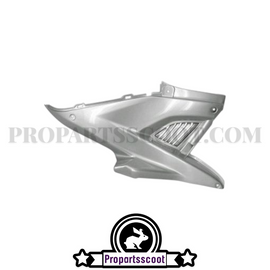 Right-Hand Engine Cover Original Gray Metallic for Yamaha Aerox 50cc 2T