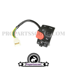 Left-Hand Switch, Original type for MBK Nitro & Yamaha Aerox 50cc 2T