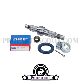 Complete Rear Wheel Axle for Piaggio Typhoon Zip 50cc (126mm)