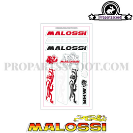 Folder Of Malossi Coloured Mini Stickers (8x14cm)
