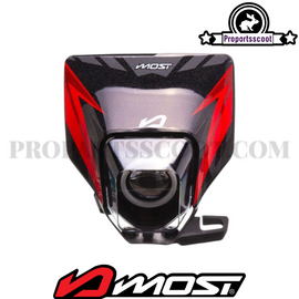 Husqvarna Angel Eye LED Headlight Plate with Most Decal Kit