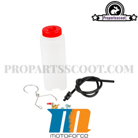 Auxiliary Fuel Tank with Cap, Hose and Clamps (1L)