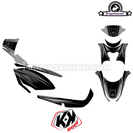 Decal Kit Kutvek Black/Grey for Yamaha Zuma 50F 2012+
