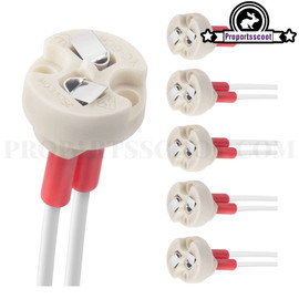 Halogen bulbs sockets connection MR16 (Red)