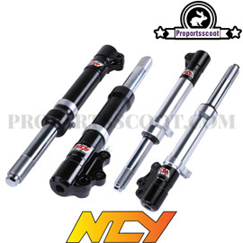 Kit Front Fork NCY For Yamaha Bws'r/Zuma 1988-2001 (Black & Silver)