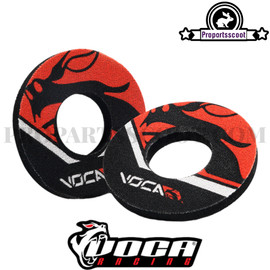 Voca Racing Grips Donuts Black/Red/White