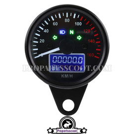 Speedometer Analog Universal Km/h) - Black