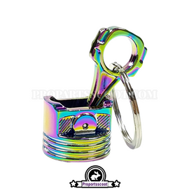 Keychain Piston Moteur arc-en-ciel