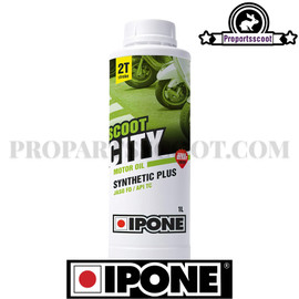 Ipone Oil Scoot City Strawberry Semi-Synthetic 2-Strokes (1L)