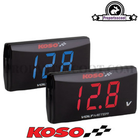 Koso Super Slim Style Volt Meter (Universal)