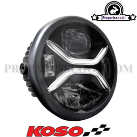 Koso Headlight Zenith LED (181mm)