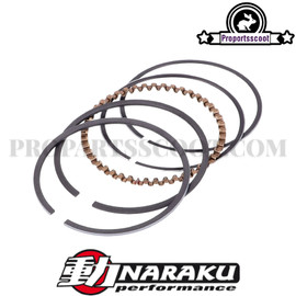 Piston Rings Set Naraku 50cc (2V-4V) for Piaggio 4T