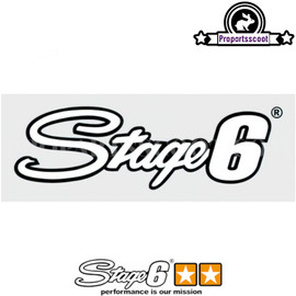 Sticker Stage6 (20x6cm) White