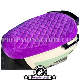 Seat Cover Thickened and Plush for scooters (Purple)