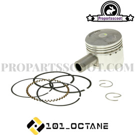 Piston Set 50cc incl. Rings, Clips and Pin for Original Cylinder 39mm for GY6 50cc 4T