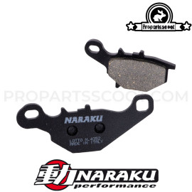 Front Brake Pads Naraku Organic for Yamaha Bws/Zuma 50F & X 50 2012+ 4T