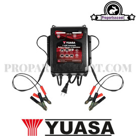 Yuasa 2-Amp Dual Bank Automatic Battery Charger