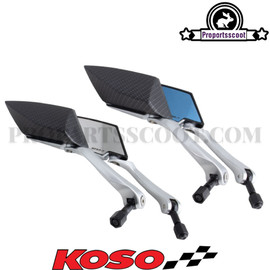 Koso TT-Style Mirrors - M10