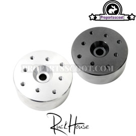 Rear Hub Multi Bolt partern — (4x110) - Black and Aluminium - (125-150cc)
