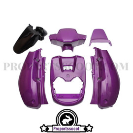 Body Kit Cover for Yamaha Bws/Zuma 2002-2011 (Purple Cyber)