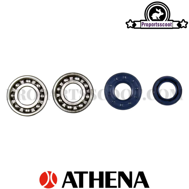 Crankshaft Bearing/ Seal Kit Athena Polymer for Minarelli Horizontal & Vertical
